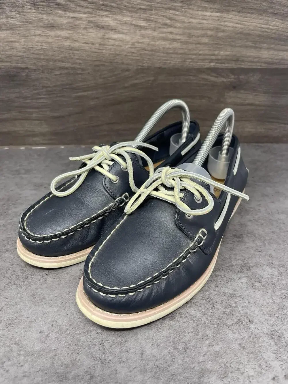 GH BASS Boat Shoes Womens Size 8 Anchor Lace Up Top Sider - Picture 2 of 10